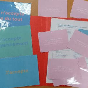 Zones de tolérance (acceptable, pas acceptable)